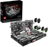 LEGO 75329 Star Wars Death Star Trench Run Diorama Set Luke Skywalker's X-Wing Kit de modelo para adultos Una nueva esperanza Mercancía para fans Decoración de habitaciones Regalo Juegos de construcción Besuche den LEGO-Store Single