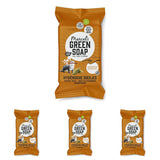 Toallitas húmedas para manos Marcel's Green Soap, paquete de 60, vainilla y flor de cerezo, a base de plantas, orgánicas