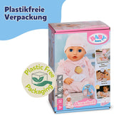 BABY Born Annabell 43 cm - Muñeca blandita con 7 funciones electrónicas y sonido - Apto para niños a partir de 3 años - La muñeca incluye accesorios - Requiere pilas