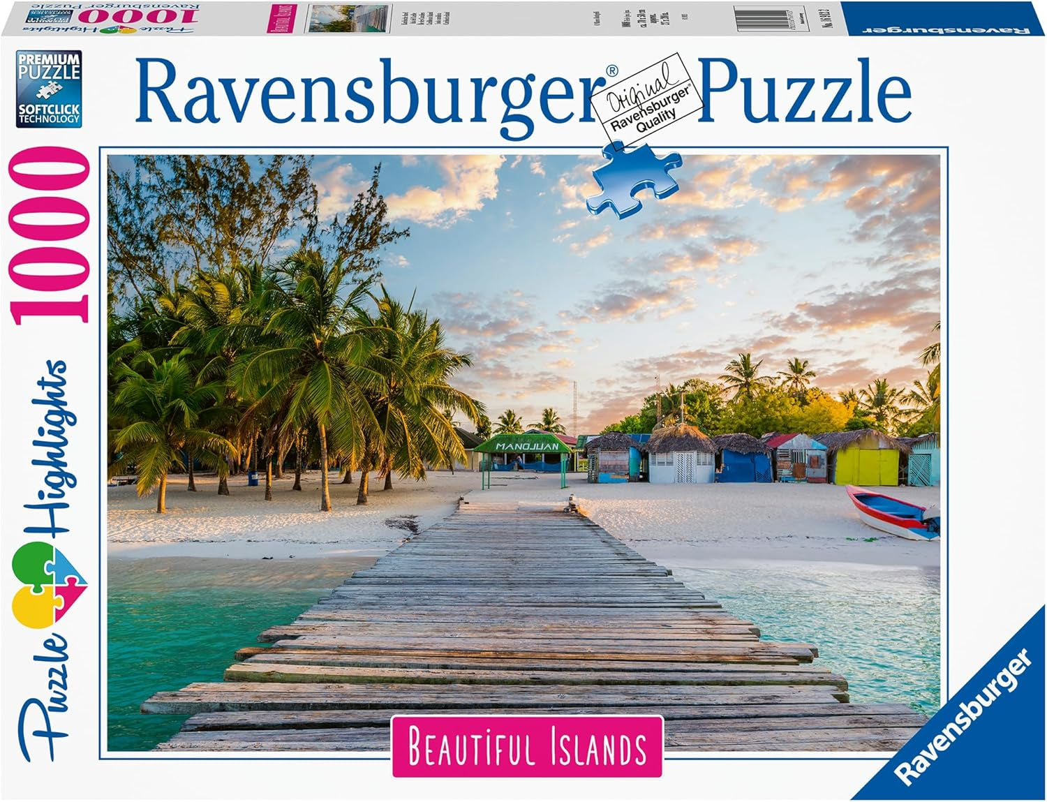 Ravensburger Puzzle Beautiful Islands 16912 - Isla del Caribe - Puzzle de 1000 piezas para adultos y niños mayores de 14 años Puzzle Naty Shop
