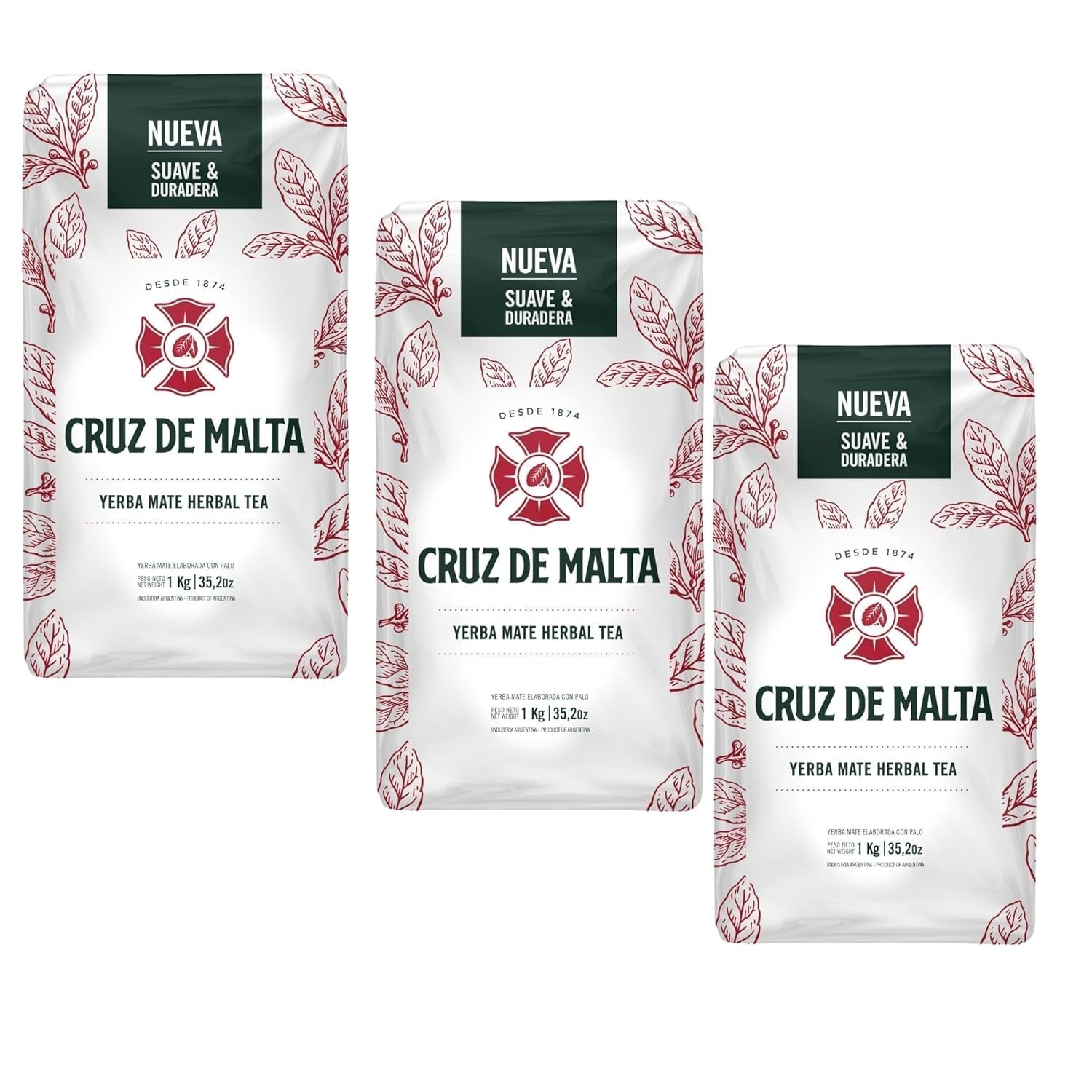 Mate argentino con trozos de tallos, 1 kg.