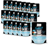 MjAMjAM - Deliciosa bebida para gatos - Cócteles - Filetes de salmón desmenuzado, paquete de 20 (20x40), sin cereales