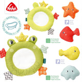 Red de baño Fehn rana - Juguete de baño para bebé para la bañera - Juguete de agua flotante para divertirse en el baño - Juguete de baño para bebés y niños pequeños a partir de 0 meses Baby Toys Naty Shop