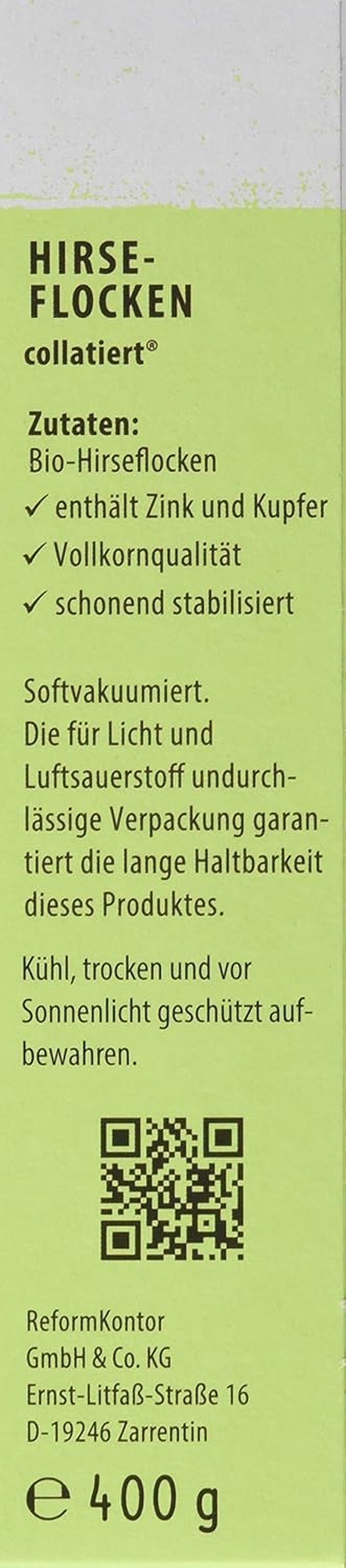 Hirse-Flocken Bio, Pack 6Er (6 X 400 G) Cereales Naty Shop