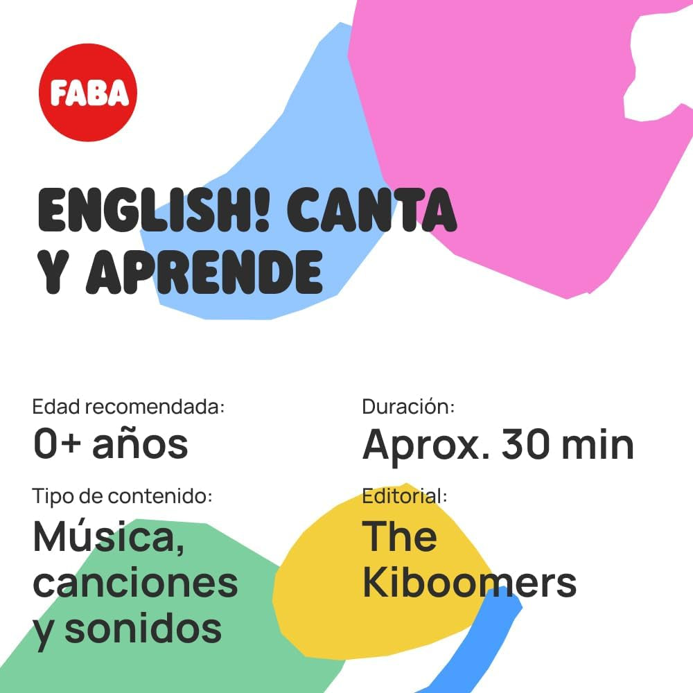 Personaje Sonoro - ¡Inglés! Canta y aprende - música, canciones y sonidos - juguetes, contenidos educativos, en español, para niñas y niños de todas las edades Bebe Naty Shop Toys