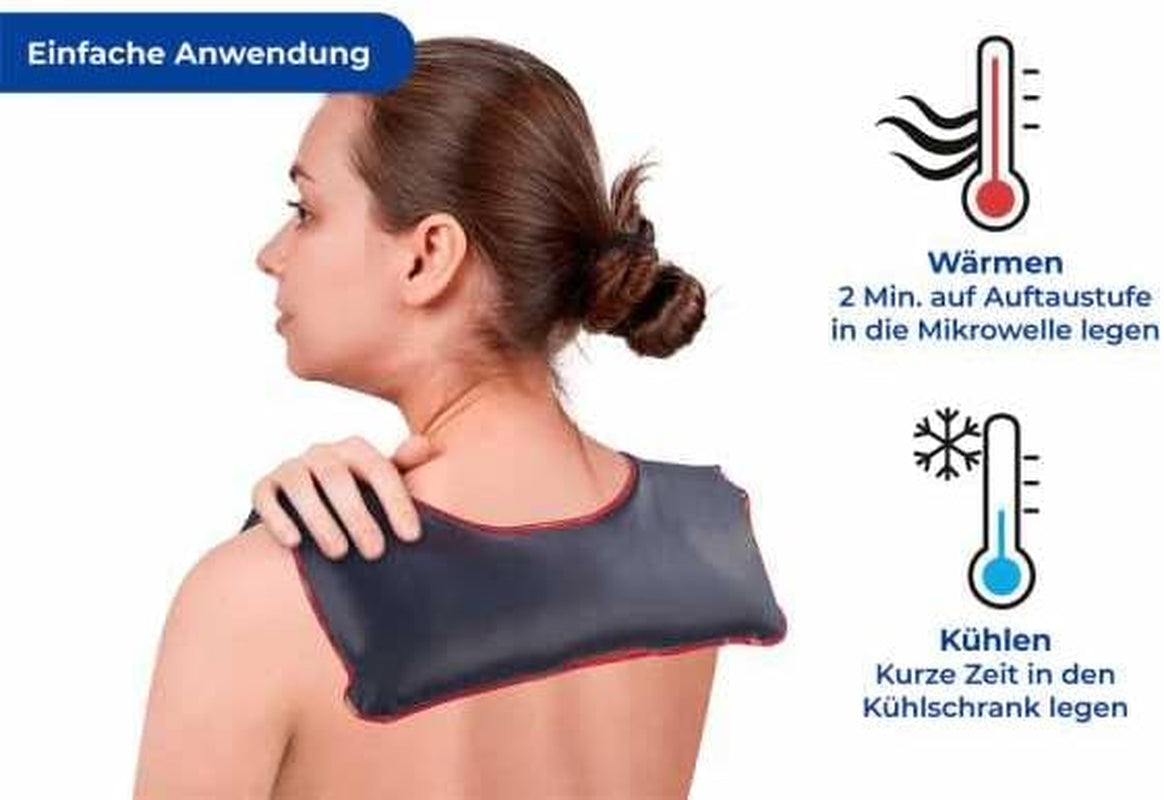 Maximex Moor Almohada Cervical Horno Microondas Calor Calmante Contra La Tensión Ajuste Especial Dimensiones (Largo X Alto X Fondo): 30,5 X 1 X 29 Cm Almohadas Cervicales Ortopédicas Naty Shop