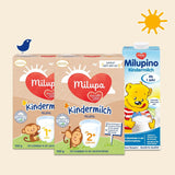 Milupa Milumil Leche de crecimiento 2+ - A partir de 1 año - Para niños pequeños en fase de crecimiento - 5 x 550 g