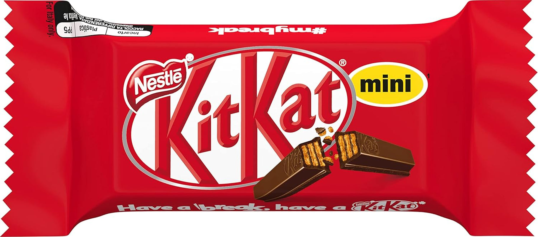 Nestlé Mini barras de chocolate, barras de oblea crujientes de chocolate con leche, paquete de 3 (1 x 217 g)