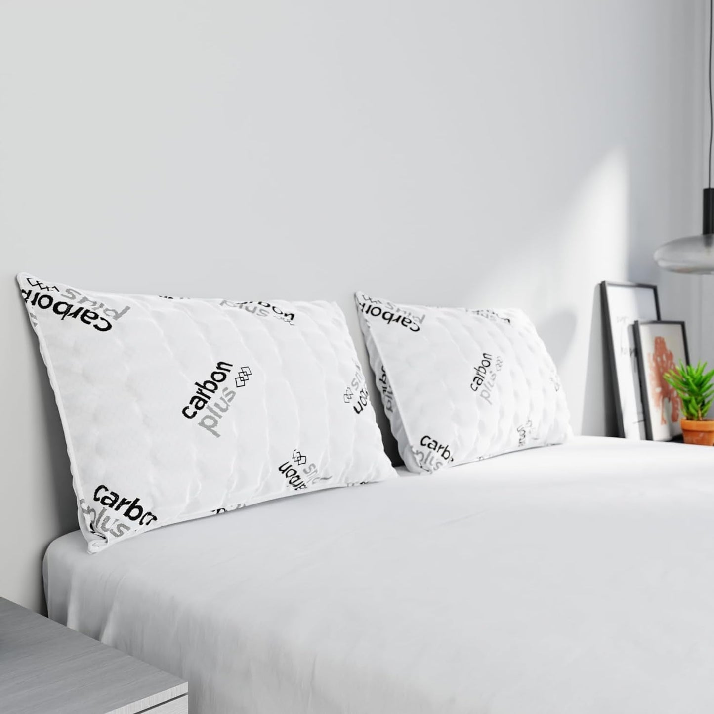 Ropa de cama italiana MB Home Italia, almohada, biocerámica, gris claro, 45 x 75 cm Naty Shop almohadas estándar Carbón