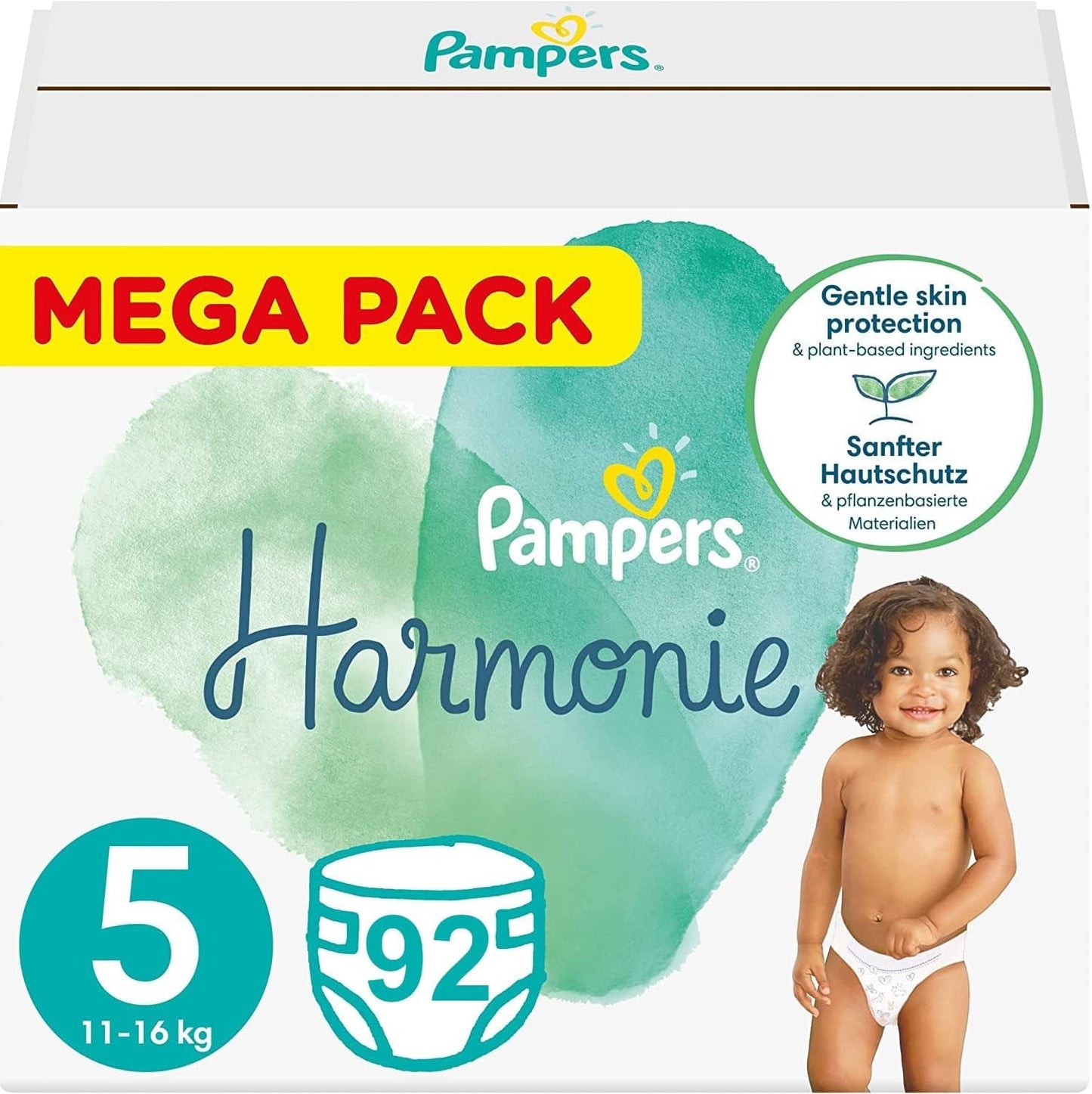Pañales PAMPERS HARMONIE Talla 5 92 (11-16 kg)