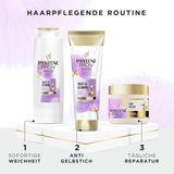 Pantene Pro-V Silky & Glowing Hair Rescue Mascarilla capilar intensiva con Biotina y Keratina Reconstruct 300ml. Ayuda a reparar el cabello seco, dañado o con mechas Naty Shop Hair Mask