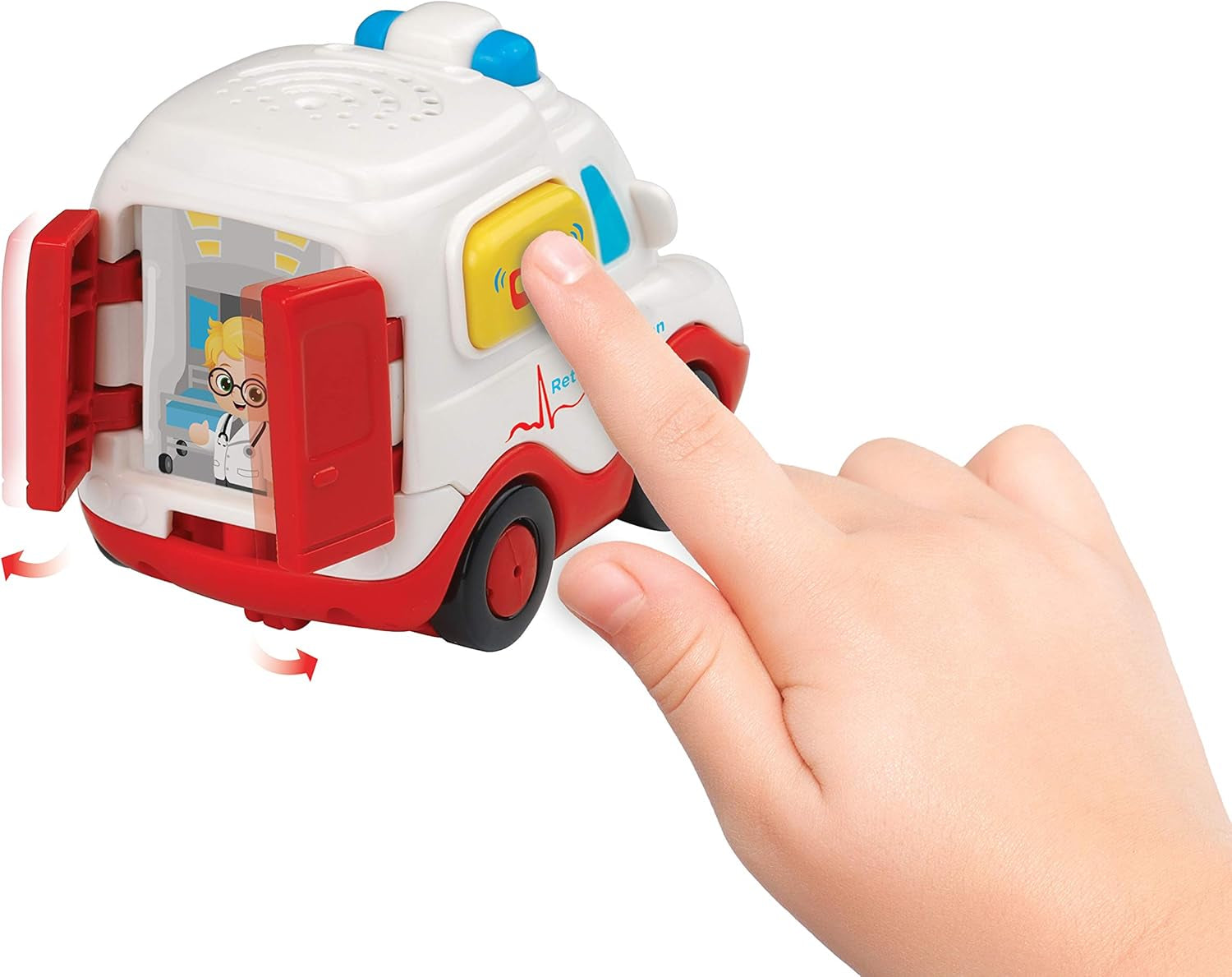 Baby 80-127804 - TUT TUT Baby Speedster - Set de Carretera & 80-517004 TUT TUT Baby Speedster Ambulancia de juguete para niños, multicolor Bebe Toys Naty Shop