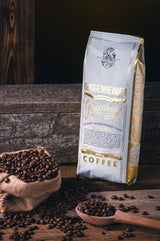 | Paquete de muestra café en grano 1 kg | Supremo 500g y Arábica Gourmet 500g | Baja acidez | Crema fina | El mejor espresso para máquinas totalmente automáticas | Set de degustación de café.