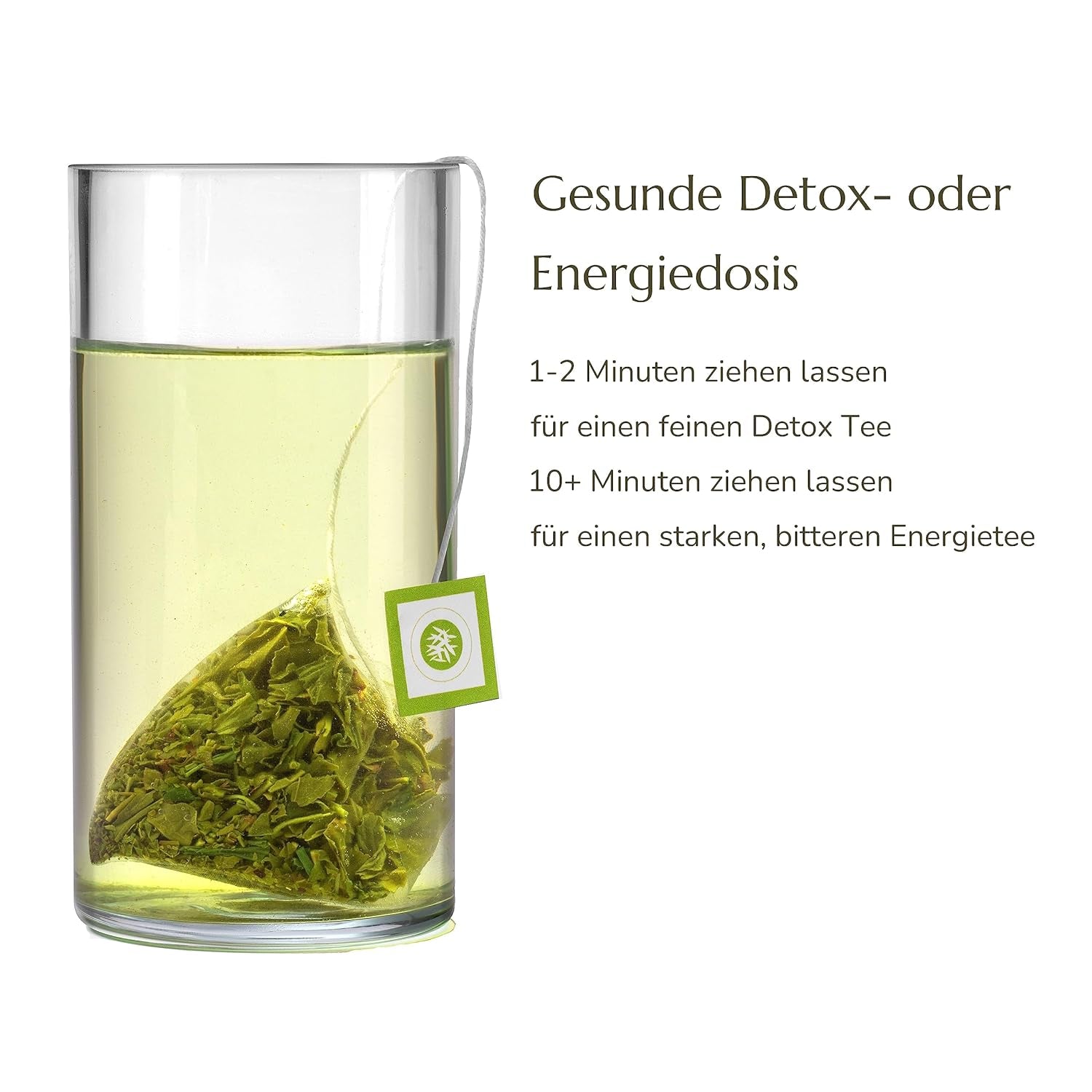 Anna'S Teapot Sencha Bolsitas de té verde orgánico - Té verde japonés orgánico 20 bolsitas piramidales en una bolsa resellable