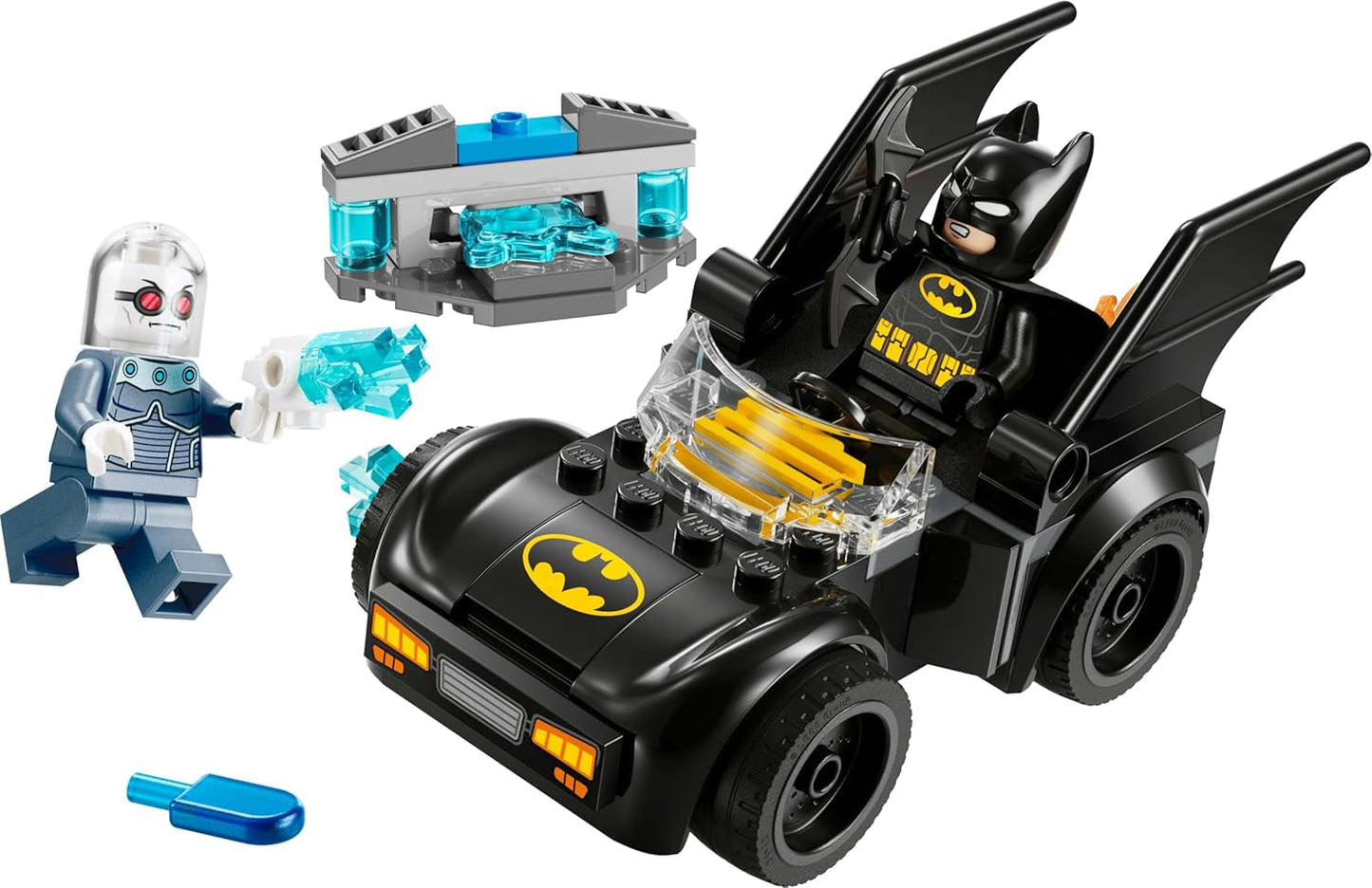 LEGO DC Batman: Batman y Batimóvil vs. Mr. Freeze - Coche de juguete de superhéroe con 2 minifiguras - Lanzador de hielo con elementos de fuego - Regalo para niños y niñas a partir de 4 años 76301 Juegos de construcción Besuche den LEGO-Store