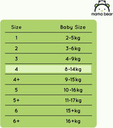 Pañales Mama Bear Disney Ultra Dry talla 4 (8-14 kg), blanco, 84 piezas (1 paquete) Naty Shop