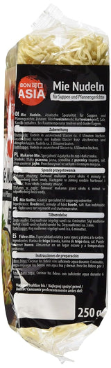 BONASIA Mie Noodle, sin Ei, 250 g