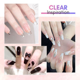 Makartt Poly Nail Extension Gel - 50 ML Extension Builder Acrylic Poly Nägel Aufbaugel Extender Gel Für Gelnägel Für Nagelverlängerung, Nagelstärkung, Nail Art Dekoration(Transparente)