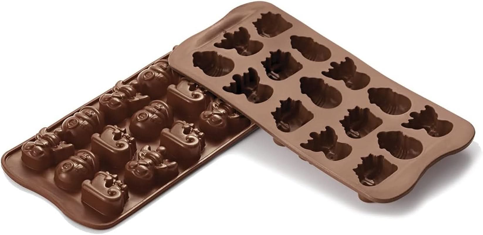 Silikomart 199194, para Bombones de Chocolate, Motivo Invierno Cocina Naty Shop