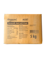 Fideos de vidrio DIAMOND, fideos cortos de vidrio con almidón de frijol mungo, naturalmente veganos y sin gluten - 1 x 5 kg