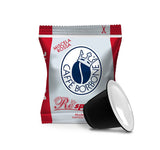 Caffè Borbone Respresso, Rote Kaffeemischung - 50 Kapseln - Compatible con Nespresso®* Haushalts-Espressomaschinen