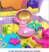 Polly Pocket Ataúd Wrap Around Shell Bag Bajo el Agua 2 Muñecas 1 Submarino Juguete Polly Pocket Sirena Juguete 4 años GNH11 Naty Shop Muñecas