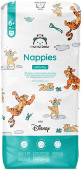 Mama Bear Disney Ultra Dry Pañales Talla 4 (8-14 kg), Blanco, 84 Piezas (1 paquete) Naty Shop Talla 6+ (16+ kg) Paquete individual