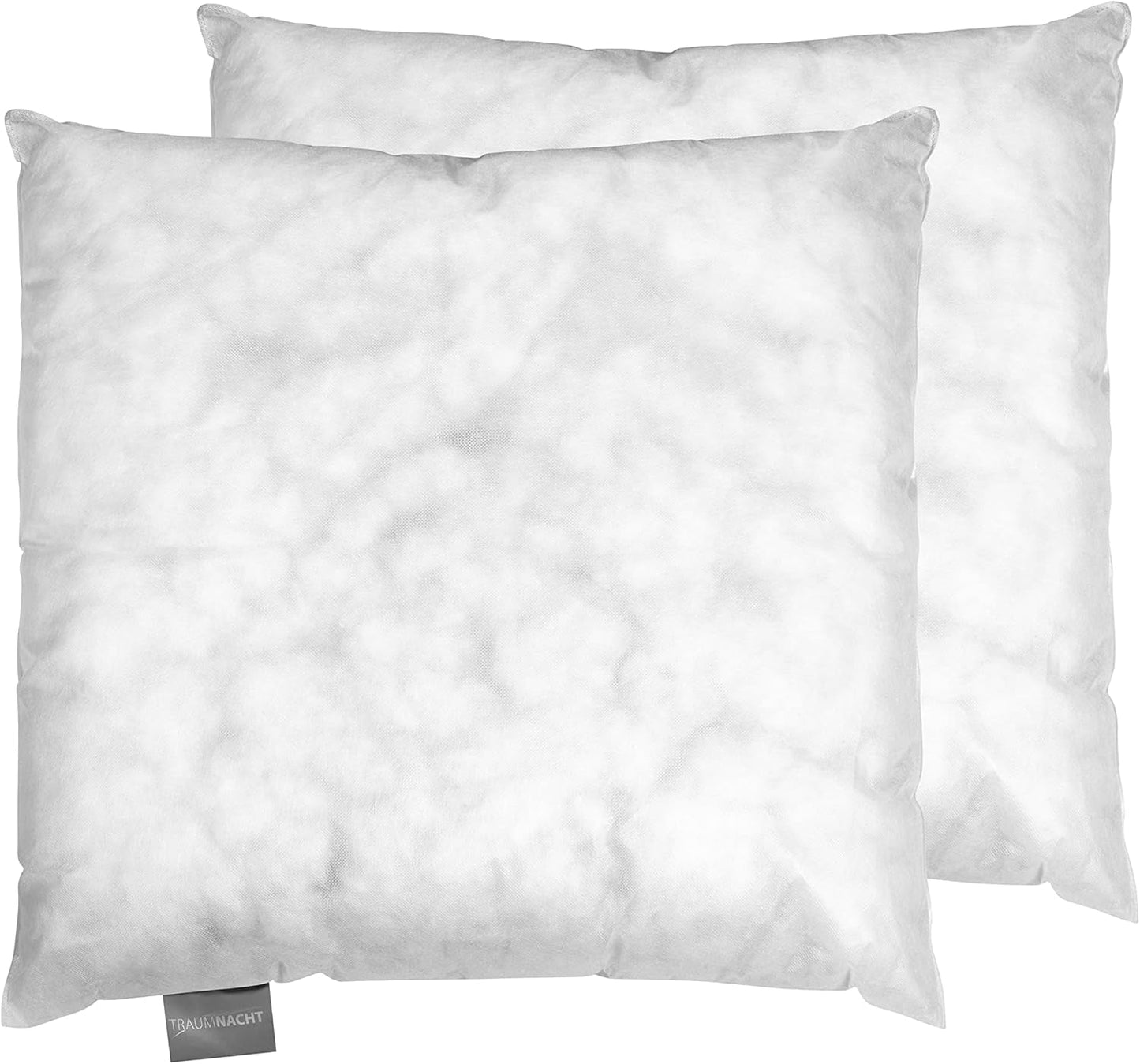 Juego de almohadas básicas Traumnacht Green compuesto por dos almohadas de 80 x 80 cm, certificado Oeko-Tex, producidas según el estándar de calidad alemán Almohadas estándar Naty Shop