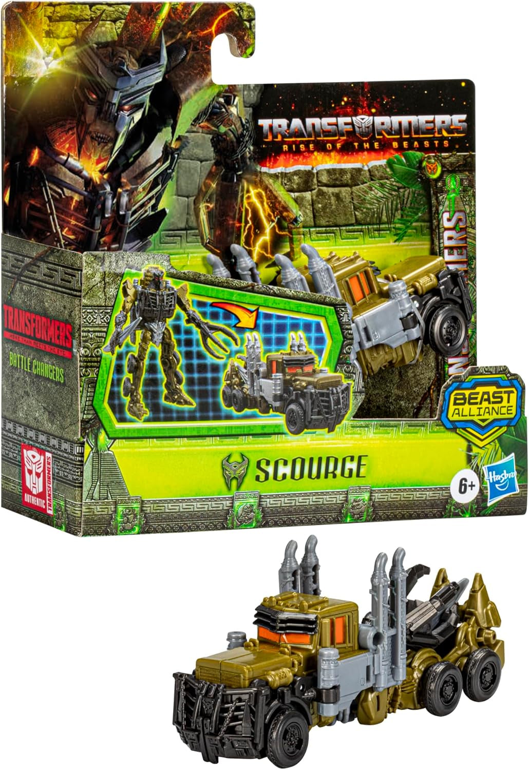 Transformers MV7 BA Battle Changer Scourge Figuras de acción Naty Shop