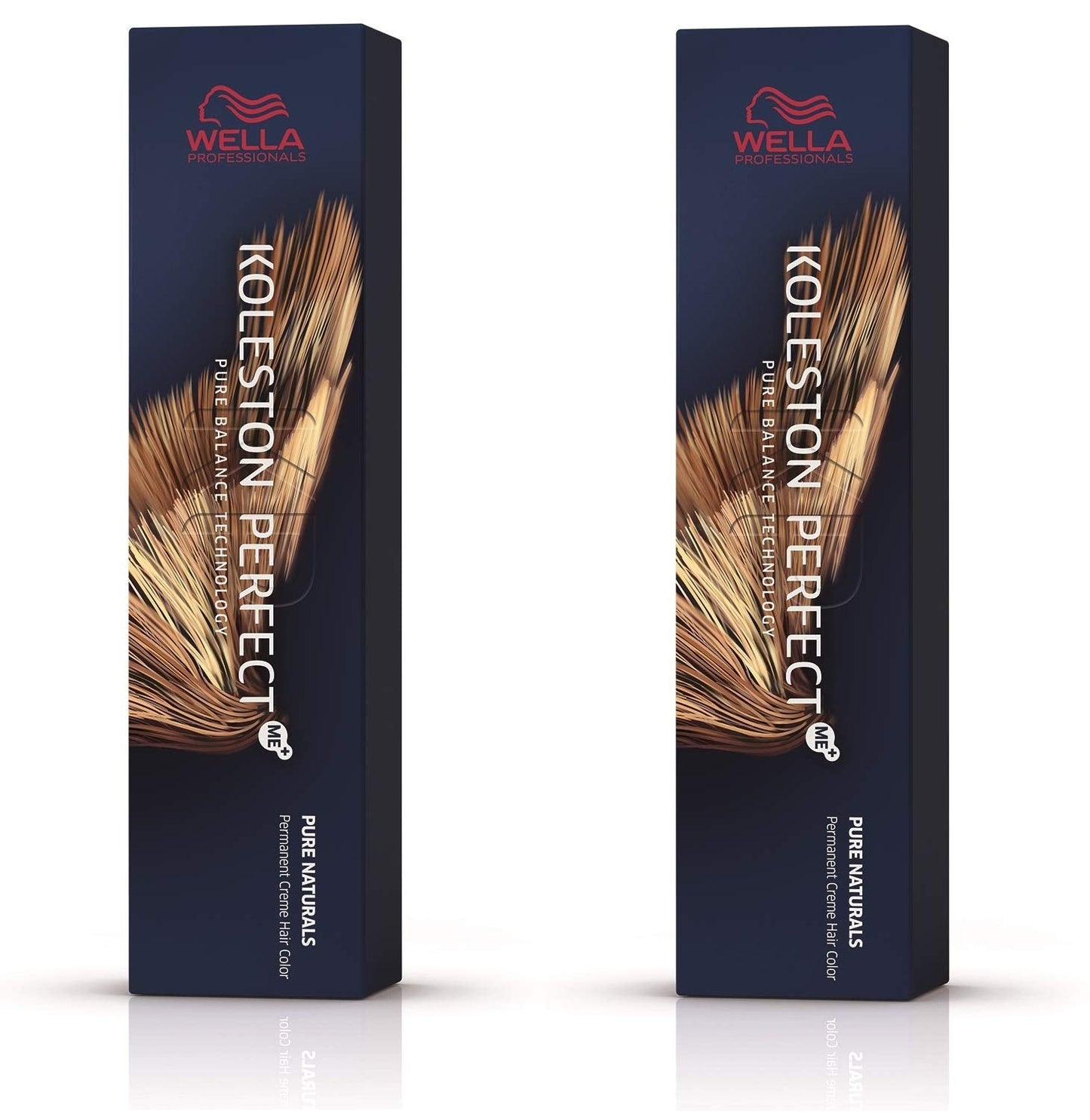 Wella Professionals Wella Koleston Perfect ME KP Pure Naturals 5/00 Castaño Claro Natural Intenso, pack de 2 Tinte para el cabello Naty Shop Castaño, blanco 60 ml (pack de 2)