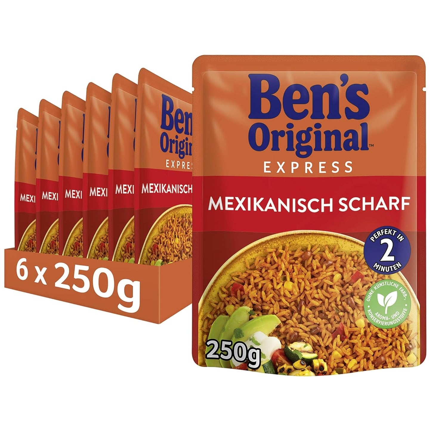 BEN'S ORIGINAL™ arroz mexicano express 6 x 220g