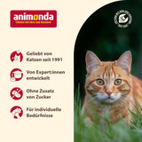 Animonda Carny Senior Comida húmeda para gatos con ternera + pollo + queso (6 x 200g), comida húmeda sin cereales y sin azúcar para gatos a partir de 7 años, con ingredientes frescos y cárnicos