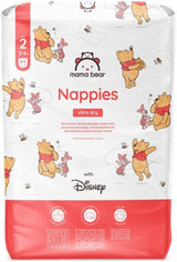 Marca Amazon: Mama Bear Disney Pañales ultra secos, tamaño 3 (4-9 kg) - Caja mensual, blanco, 172 unidades (2 paquetes de 86)