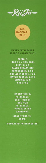 Arroz basmati blanco ecológico Taraori, FairTrade Naturland, 500 g