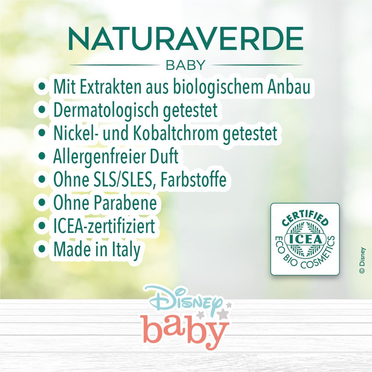 | Baby-BIO-Disney-Champú Ultra Delicado, 6x 200ml Infantil - Baño y Cuidado Naty Shop