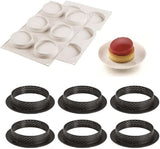 Molde de horneado Silikomart para mini tartas, Glam, 6 piezas Cocina Naty Shop