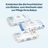 BIOLANE - Toallitas húmedas para bebés con 99,9% de agua - Agua pura - Paquete de 12 x 48 (576 toallitas) - Para pieles sensibles - Desde el nacimiento - Sin perfume - Cuidado para cambiar y limpiar al bebé
