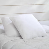 Azul Câlin Juego de 2 almohadas con firme confort "Alaska", súper relleno, sobre de percal 100% algodón, blanco, 65 x 65 cm, forma cuadrada Naty Shop Almohadas estándar forma cuadrada 65 x 65 cm