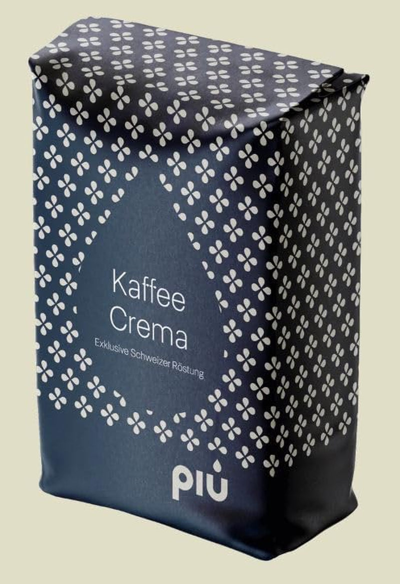 Schümli Classic Café Crème en granos de café, 1 kg, mezcla aromática y especiada de Arábica y Robusta, tostado en tambor suizo, granos enteros para cafeteras automáticas