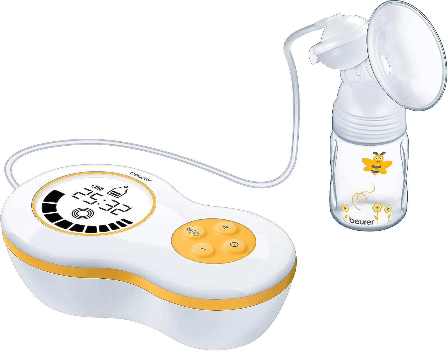 Beurer by 40 Sacaleches eléctrico con modo estimulación y función memoria, incluye adaptador Avent y Nuk Accesorios Alimentación y Lactancia Bebe Naty Shop
