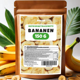 Plátanos liofilizados en rodajas 150g, Frutas liofilizadas sin aditivos Puro - Frutos secos 100% naturales - Plátanos secos frutos secos de Foozia Productos deshidratados Naty Shop 150G