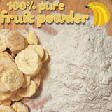 Plátanos liofilizados en polvo | XL 300g Fruta en polvo Plátano liofilizado en polvo | Para batidos, horneado, pastel | Plátano liofilizado | Frutas liofilizadas | ZingyZoo Plátano en Polvo Naty Shop Productos Deshidratados