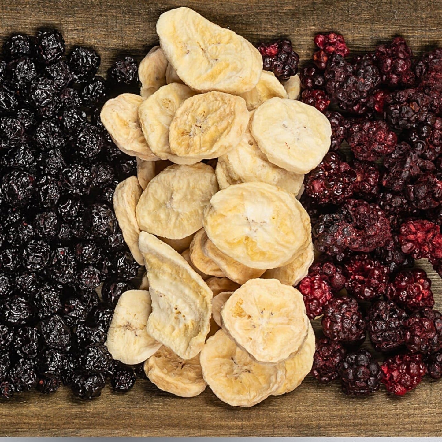 Plátanos liofilizados | Paquete 120g Plátanos secos sin azúcar | Plátano liofilizado | Plátanos con frutos secos | Plátanos frescos liofilizados | Plátano en rodajas liofilizado Naty Shop productos deshidratados