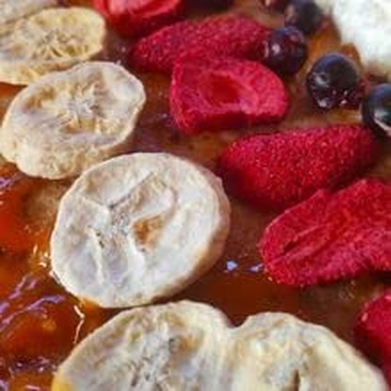 Plátanos liofilizados | Paquete 120g Plátanos secos sin azúcar | Plátano liofilizado | Plátanos con frutos secos | Plátanos frescos liofilizados | Plátano en rodajas liofilizado Naty Shop productos deshidratados