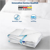 Genius Eazzzy Edredón Climate Comfort 155 X 220 Cm, Fibre-tight, Edredón ligero para todas las estaciones, Edredón transpirable, Temperatura agradable para dormir, Edredón para todas las estaciones Edredones y edredones Naty Shop