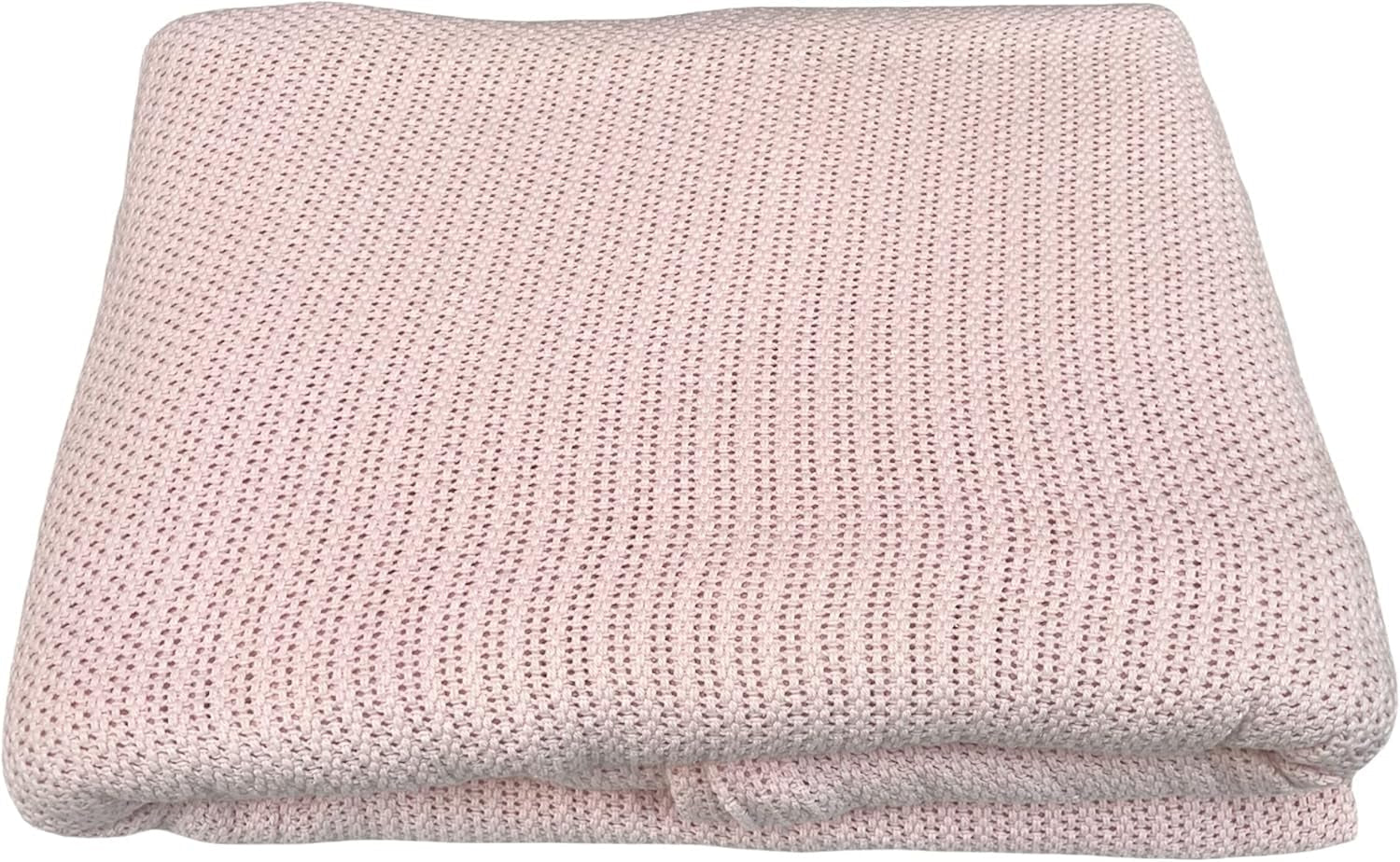 Family Bedding Manta Celular Rosa para Cama Doble, Algodón, Colcha Grande, Reversible, Ligera, Térmica, Suave, Manta Celular Tradicional, 230 X 230 cm Edredones y Edredones Naty Shop