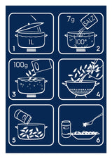 Pasta de trigo duro Barilla Maccheroni n. 44 – Paquete de 1 (1x1kg)