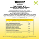 Bulgur italiano ecológico 5 kg, integral, trigo duro, trigo partido, ideal para elaborar tabulé y platos orientales, formato práctico