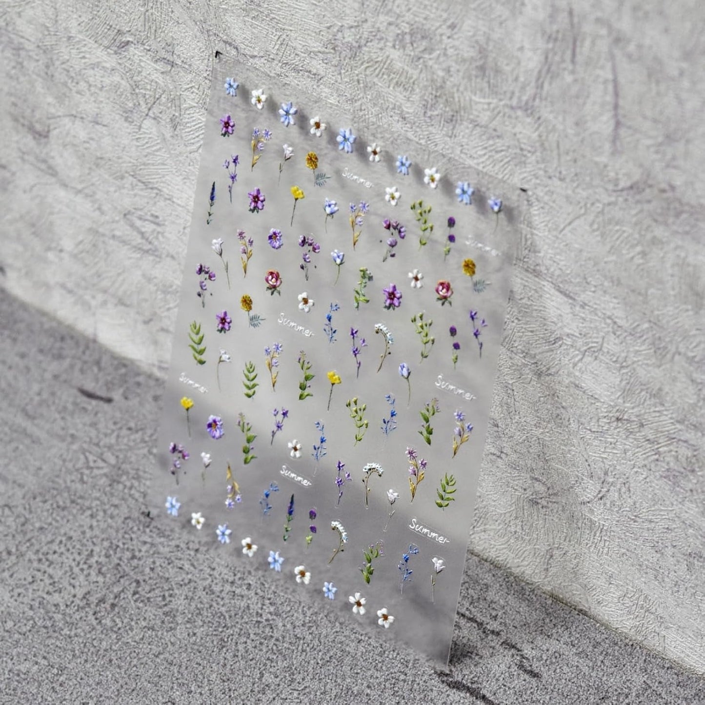 Nagelsticker Set - Selbstklebende Nail Sticker, Nageldesign Zubehör, Nail Art, Nagelaufkleber Für Fingernägel, Blumen Nagelsticker, Nagel Deko