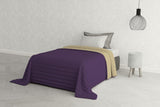 Ropa de cama italiana Estivo cama individual, lino, Aqua, 170 X 270 Cm